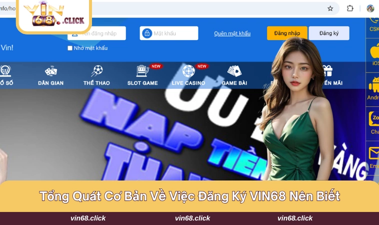 Các thông tin quan trọng cần biết về đăng ký VIN68 cho tín đồ 