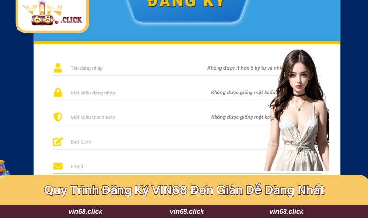 Thực hiện đăng ký tại nhà cái chỉ với vài thao tác đơn giản