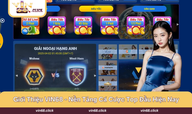 Giới thiệu VIN68 sân chơi đáp ứng tốt mọi nhu cầu giải trí đỉnh cao