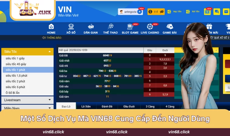 Đa dạng dịch vụ là điểm không thể bỏ qua khi giới thiệu VIN68