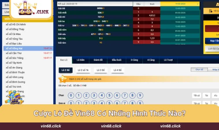 Có một loạt các hình thức cá cược lô đề siêu hấp dẫn
